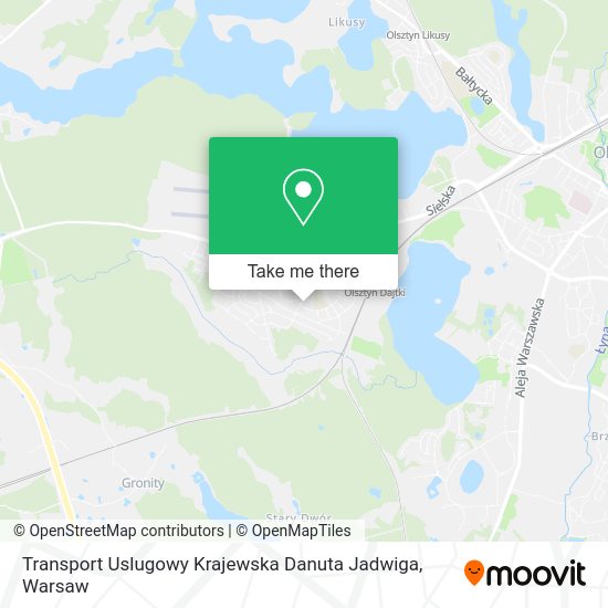 Карта Transport Uslugowy Krajewska Danuta Jadwiga