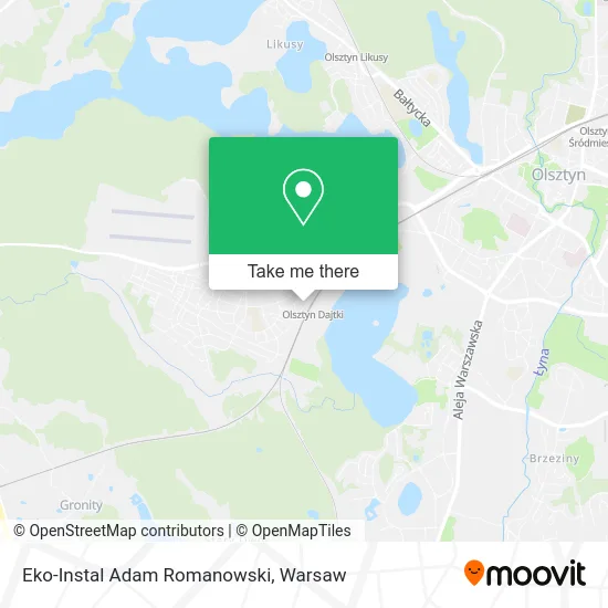 Eko-Instal Adam Romanowski map