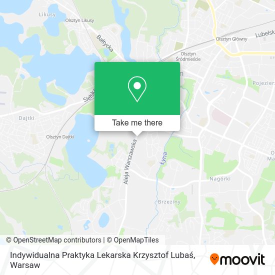 Карта Indywidualna Praktyka Lekarska Krzysztof Lubaś