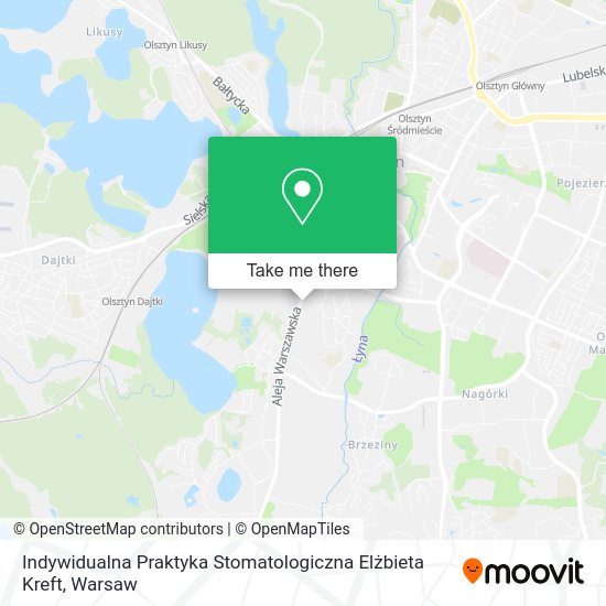 Indywidualna Praktyka Stomatologiczna Elżbieta Kreft map