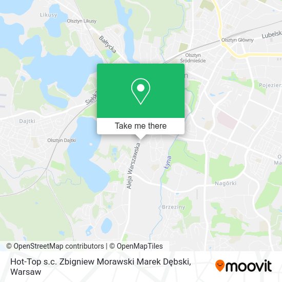 Hot-Top s.c. Zbigniew Morawski Marek Dębski map