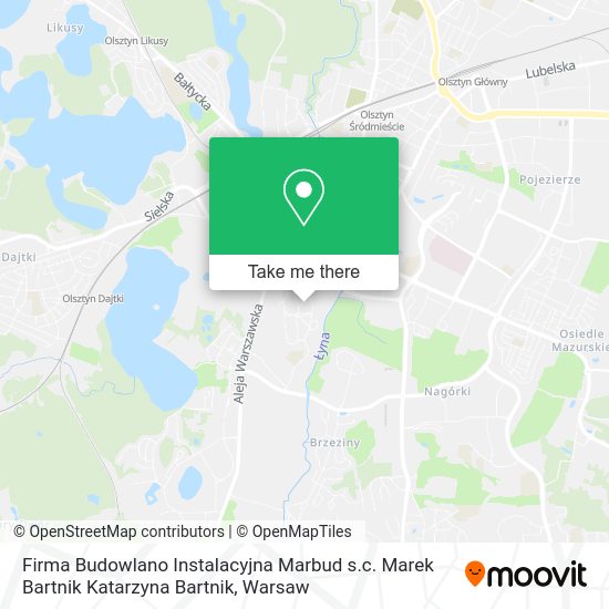 Firma Budowlano Instalacyjna Marbud s.c. Marek Bartnik Katarzyna Bartnik map
