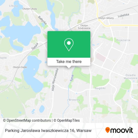 Карта Parking Jarosława Iwaszkiewicza 16