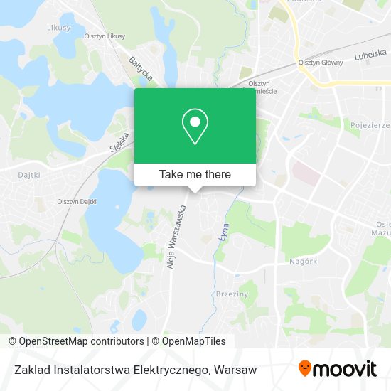 Карта Zaklad Instalatorstwa Elektrycznego