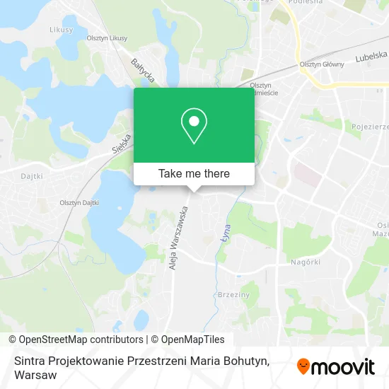 Карта Sintra Projektowanie Przestrzeni Maria Bohutyn