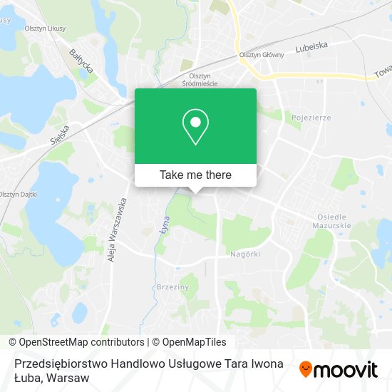 Przedsiębiorstwo Handlowo Usługowe Tara Iwona Łuba map