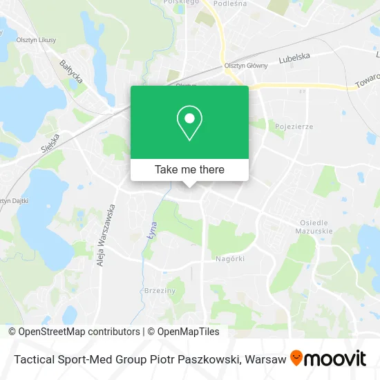Tactical Sport-Med Group Piotr Paszkowski map
