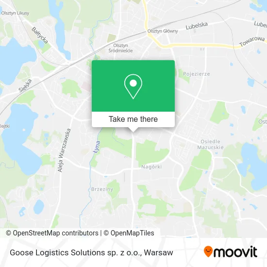 Карта Goose Logistics Solutions sp. z o.o.