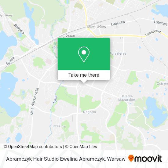 Abramczyk Hair Studio Ewelina Abramczyk map