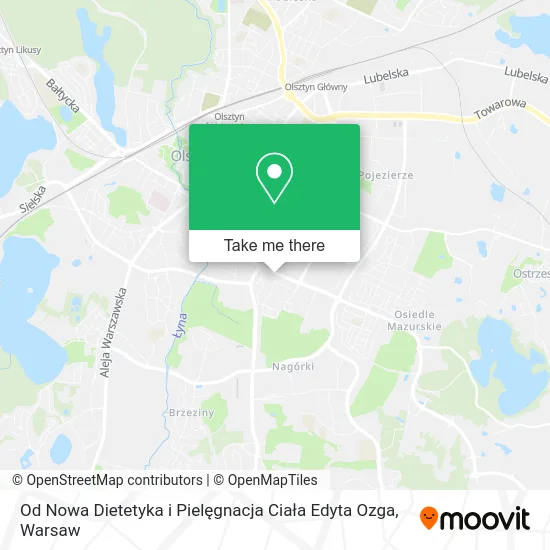 Od Nowa Dietetyka i Pielęgnacja Ciała Edyta Ozga map