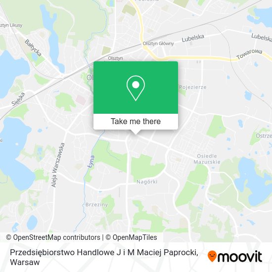 Przedsiębiorstwo Handlowe J i M Maciej Paprocki map