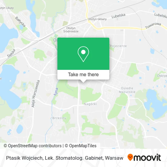Ptasik Wojciech, Lek. Stomatolog. Gabinet map