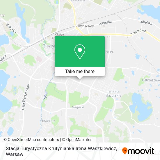 Stacja Turystyczna Krutynianka Irena Waszkiewicz map