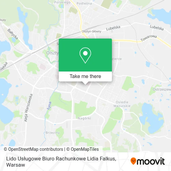Lido Usługowe Biuro Rachunkowe Lidia Falkus map