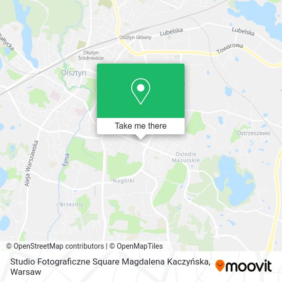 Studio Fotograficzne Square Magdalena Kaczyńska map