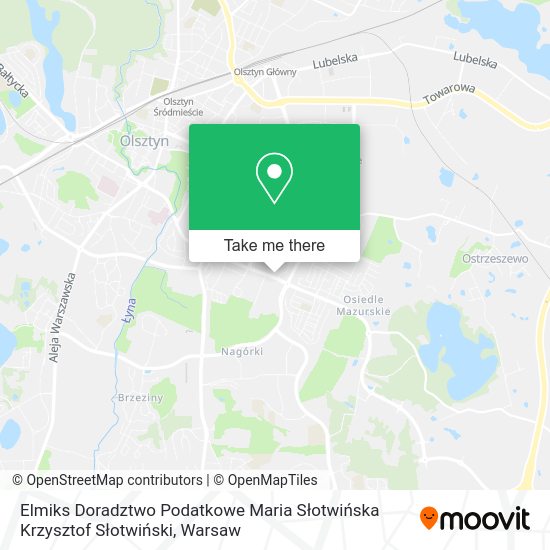 Elmiks Doradztwo Podatkowe Maria Słotwińska Krzysztof Słotwiński map