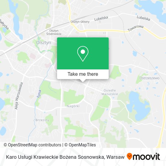 Karo Usługi Krawieckie Bożena Sosnowska map