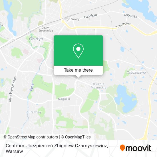 Centrum Ubezpieczeń Zbigniew Czarnyszewicz map