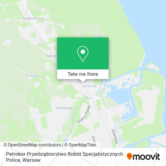 Petrokor Przedsiębiorstwo Robót Specjalistycznych Police map