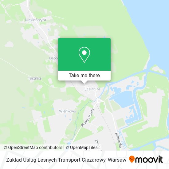 Zaklad Uslug Lesnych Transport Ciezarowy map