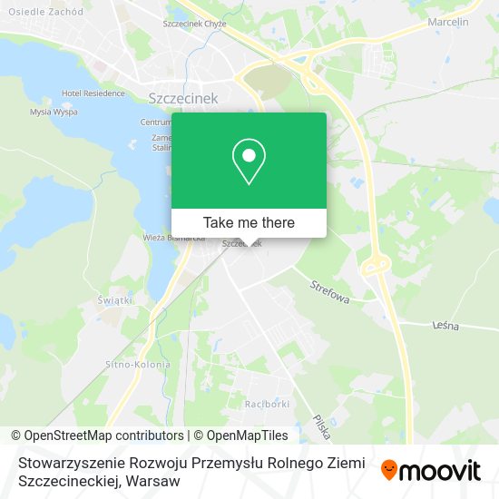 Stowarzyszenie Rozwoju Przemysłu Rolnego Ziemi Szczecineckiej map