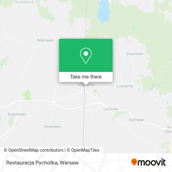 Карта Restauracja Pychotka
