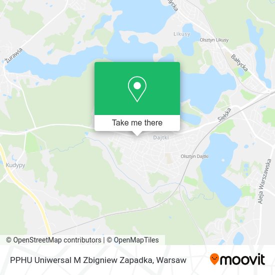 PPHU Uniwersal M Zbigniew Zapadka map