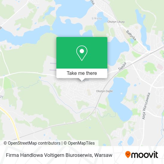 Firma Handlowa Voltigern Biuroserwis map