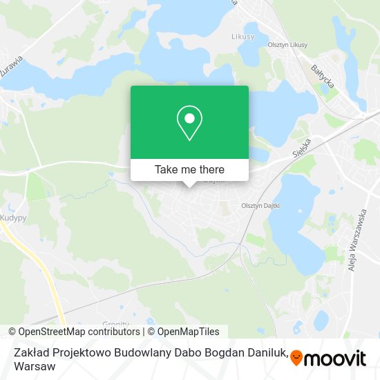 Zakład Projektowo Budowlany Dabo Bogdan Daniluk map