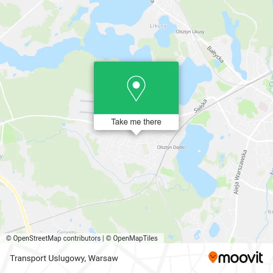 Transport Uslugowy map