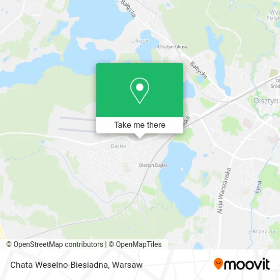 Chata Weselno-Biesiadna map
