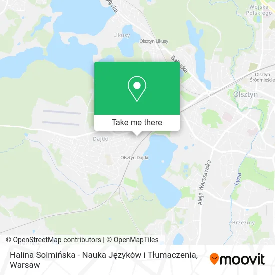 Halina Solmińska - Nauka Języków i Tłumaczenia map