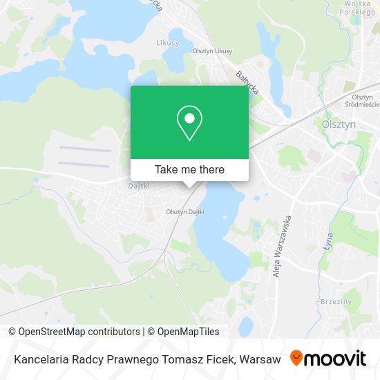 Kancelaria Radcy Prawnego Tomasz Ficek map