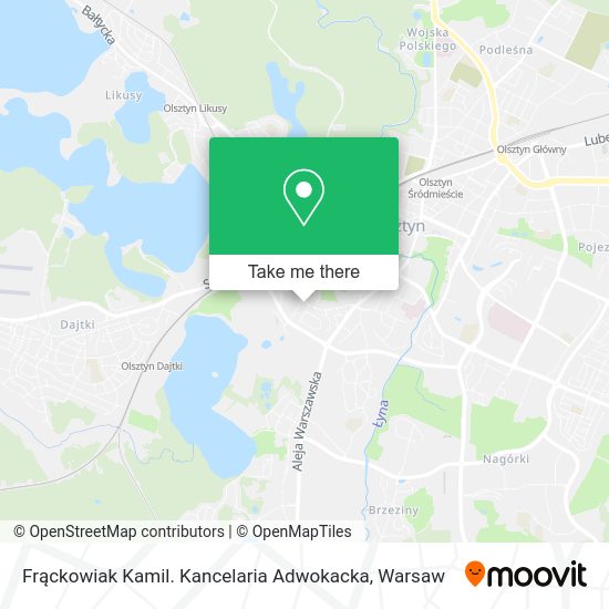 Frąckowiak Kamil. Kancelaria Adwokacka map