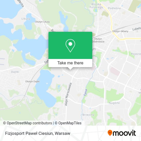 Fizjosport Paweł Ciesiun map