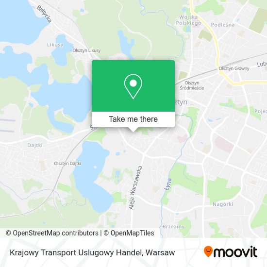 Krajowy Transport Uslugowy Handel map