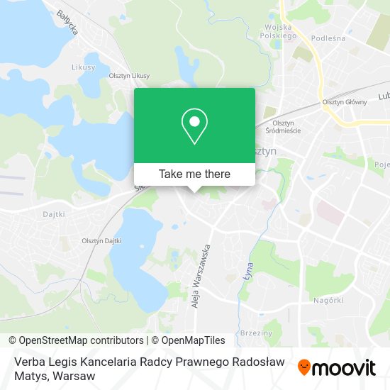 Verba Legis Kancelaria Radcy Prawnego Radosław Matys map