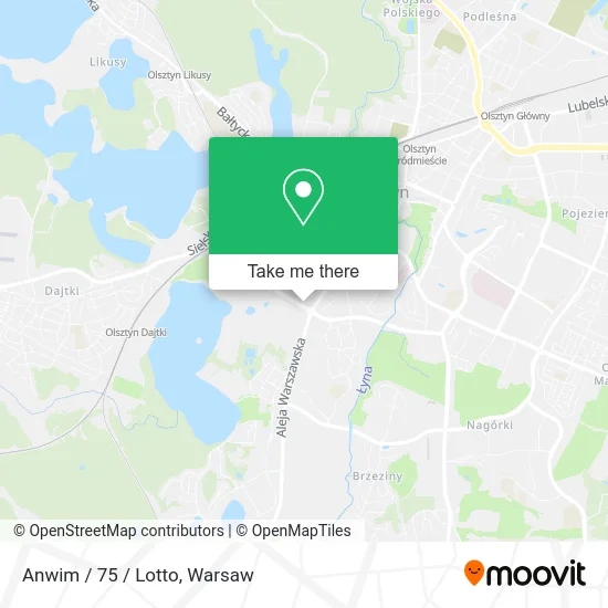 Карта Anwim / 75 / Lotto