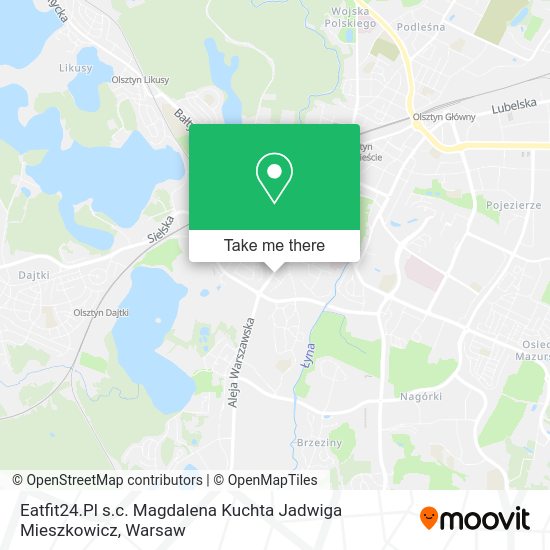 Eatfit24.Pl s.c. Magdalena Kuchta Jadwiga Mieszkowicz map