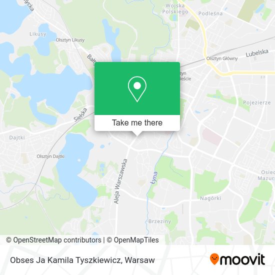 Obses Ja Kamila Tyszkiewicz map