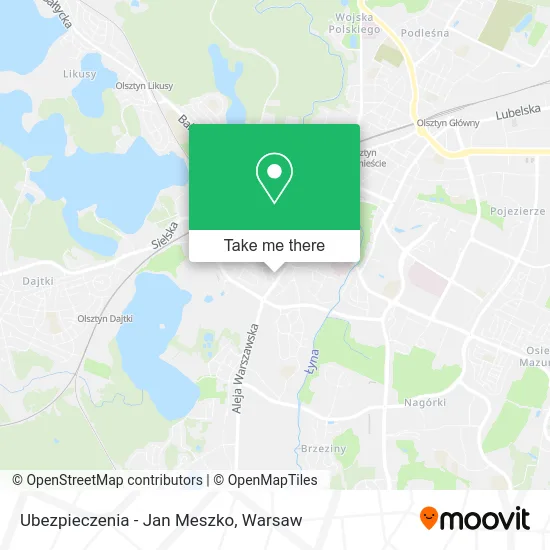 Карта Ubezpieczenia - Jan Meszko