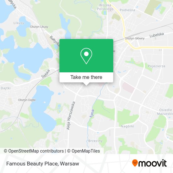 Famous Beauty Place map