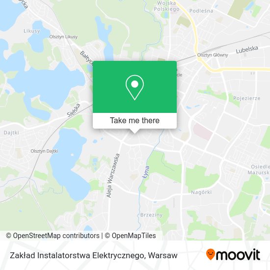 Zakład Instalatorstwa Elektrycznego map