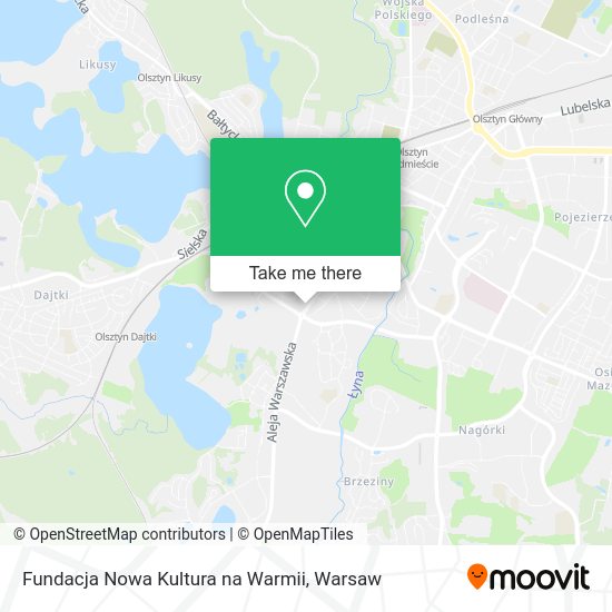 Fundacja Nowa Kultura na Warmii map