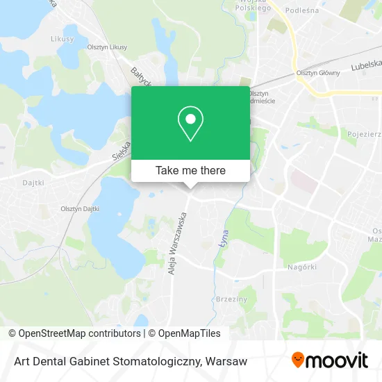 Карта Art Dental Gabinet Stomatologiczny