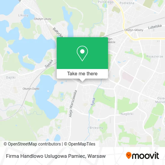 Карта Firma Handlowo Uslugowa Pamiec