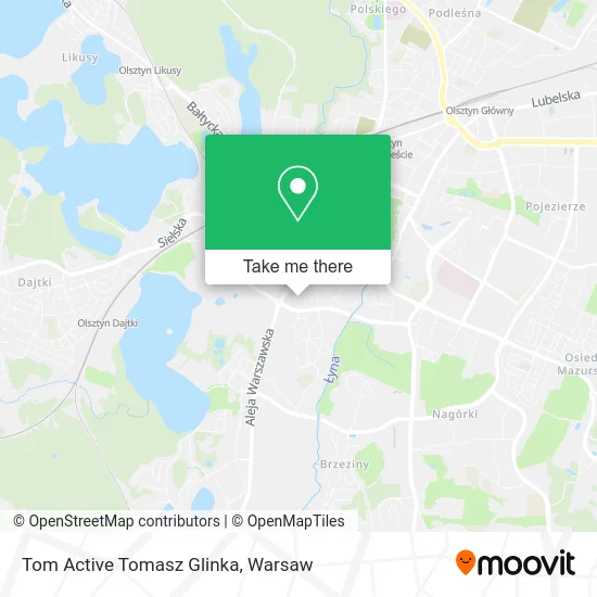 Tom Active Tomasz Glinka map