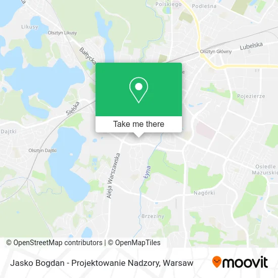 Карта Jasko Bogdan - Projektowanie Nadzory