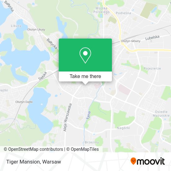 Tiger Mansion map