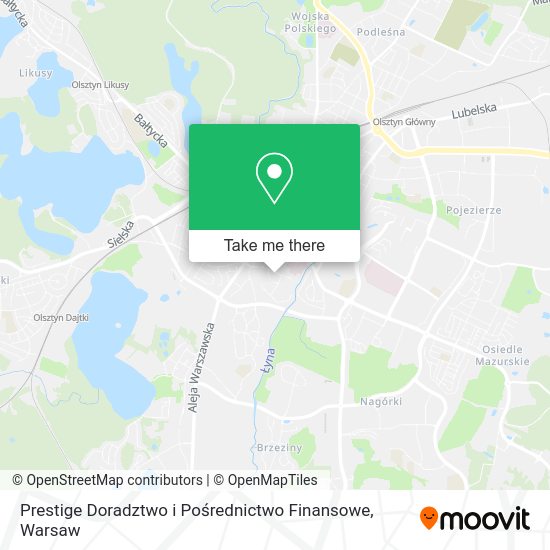 Prestige Doradztwo i Pośrednictwo Finansowe map